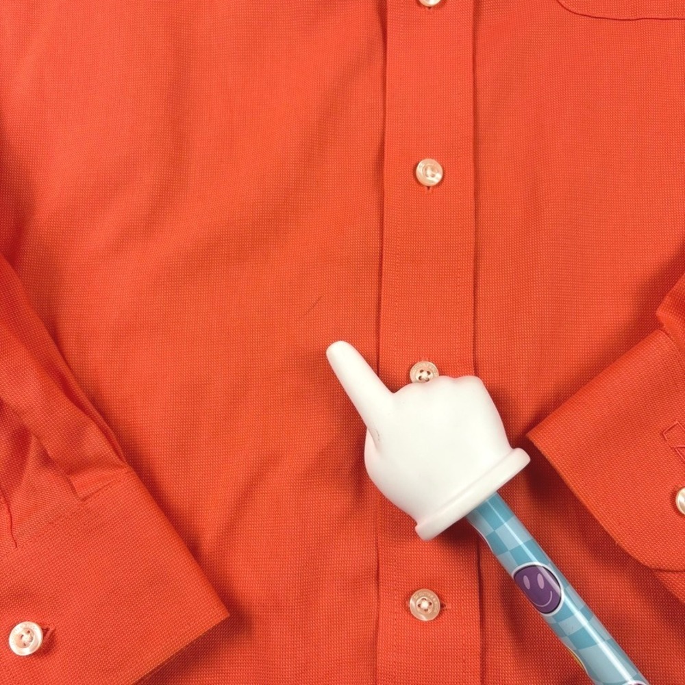 Cutter & Buck Auburn Tigers NCAA Orange‎ Button Down Shirt Mens Lg - Picture 7 of 14